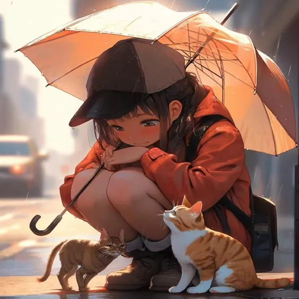 Có một người phụ nữ quỳ trên mặt đất với chiếc đầu