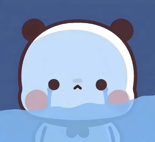 một bộ phim hoạt hình với áo sơ mi màu xanh crying meme
