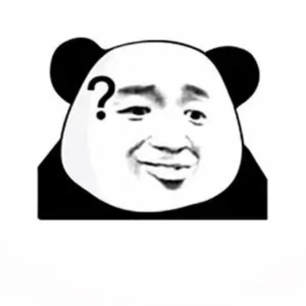 Mặt gấu trúc với nền đen trắng gấu trúc meme