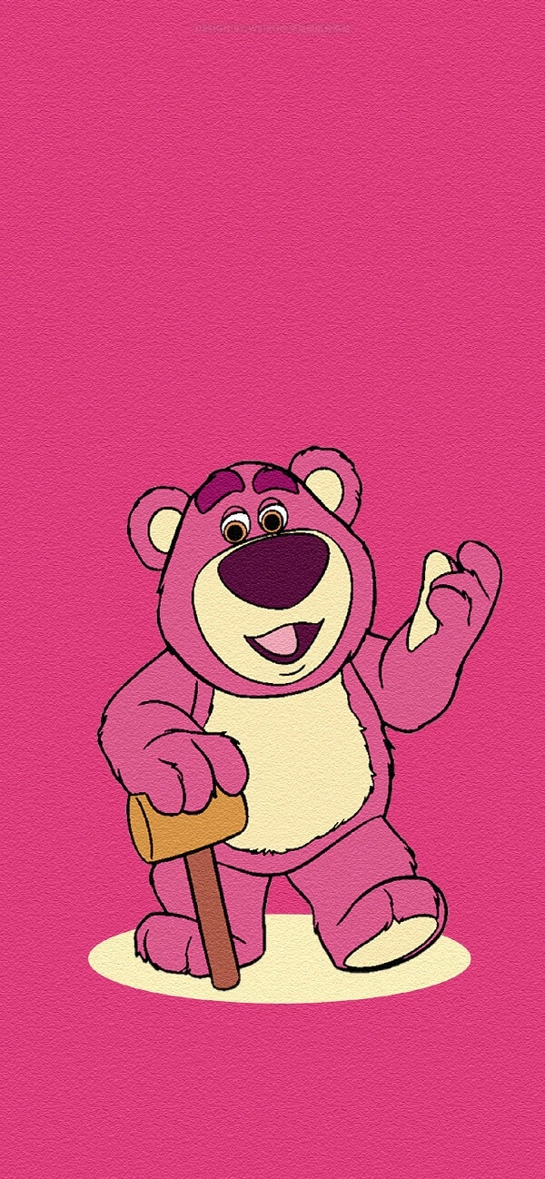 Hình ảnh gấu dâu Lotso và dâu tây kết hợp hoàn hảo