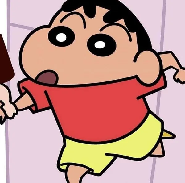 Hình ảnh hoạt của một cậu bé chạy với thanh kem trong tay