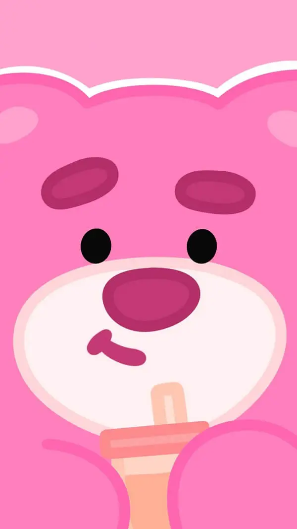 Hình nền điện thoại gấu dâu cute dành cho teen girl