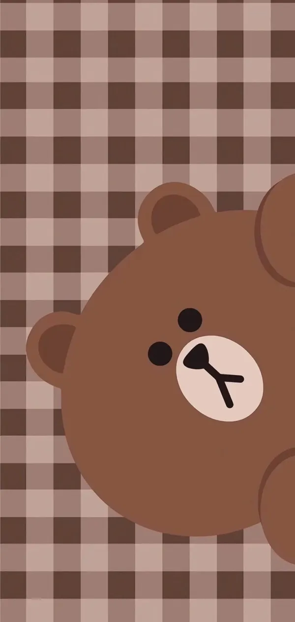 Một con gấu Teddy màu hình nền màu nâu cute nâu đang ngồi trên một chiếc rô màu nâu