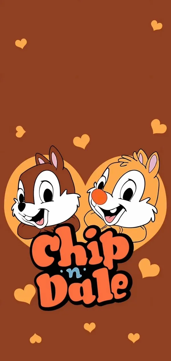 Hình nền màu nâu nhạt cute Chip