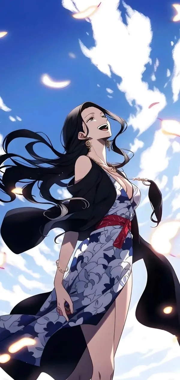 Một người hình nền Nico Robin phụ nữ trong Kimono