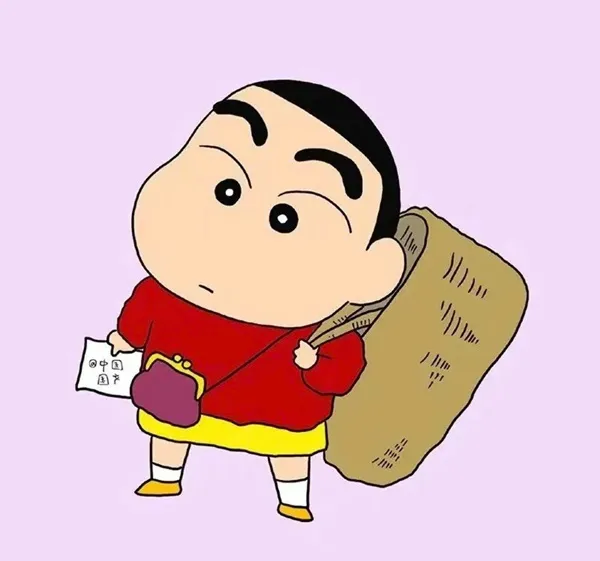Có một hình ảnh hoạt của người đàn ông với túi tiền