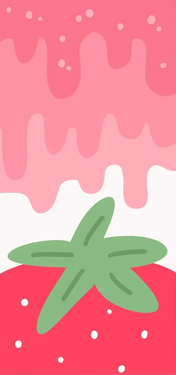 Lời mời của Đảng Dâu - hình dâu tây cute Lời mời của Đảng Strawberry