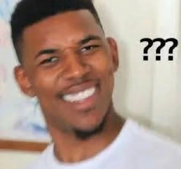 Một người đàn ông với áo sơ mi trắng và áo sơ mi đen meme bất ngờ