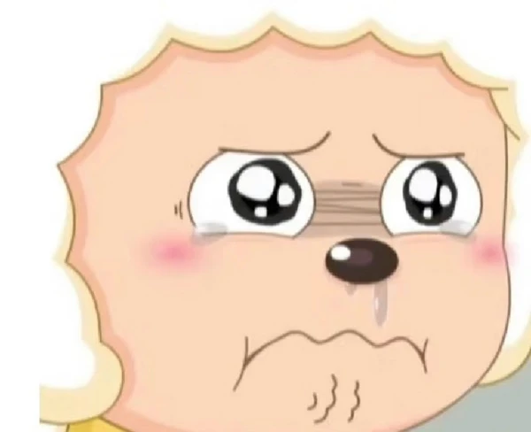 Một bộ phim hoạt hình với biểu cảm buồn meme buồn