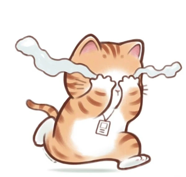 Một con mèo có xương trong miệng meme mèo khóc