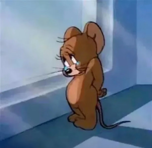 Hình nền meme tom and jerry: Một nhân vật hoạt hình đang đứng trước cửa sổ