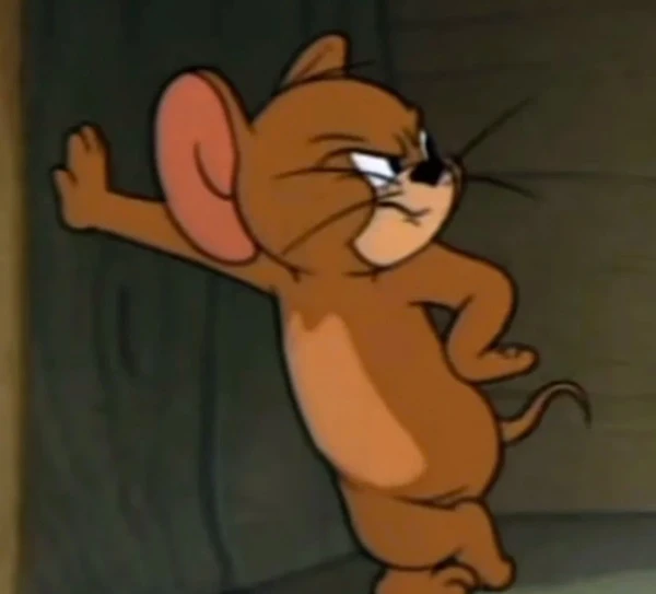 Hình nền meme tom and jerry: một nhân vật hoạt hình trong một căn phòng với một con mèo
