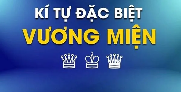 Kí tự đặc biệt vương miện 1 