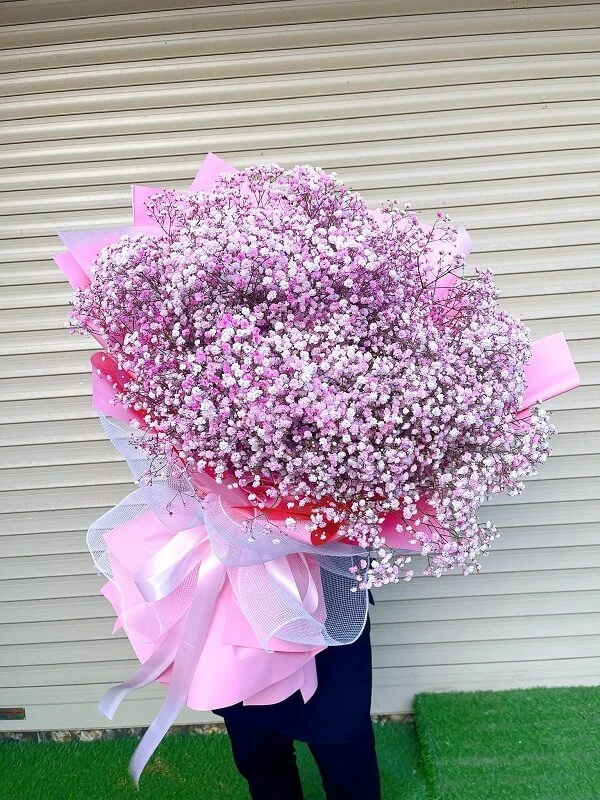 Một bó hoa của em bé ảnh hoa valentine