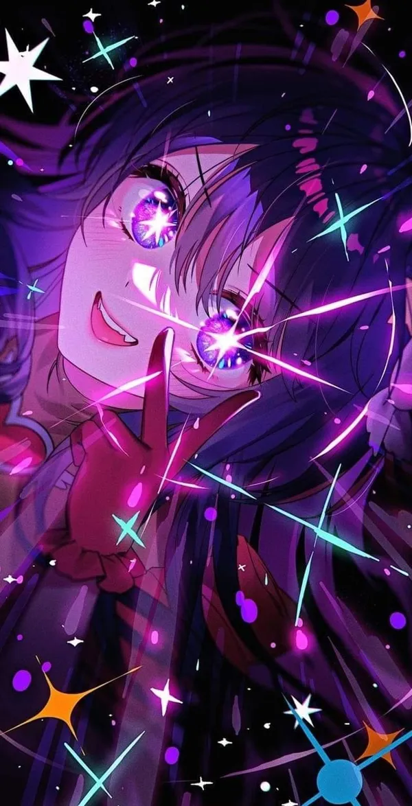 Ảnh hoshino ai hentai có một cô gái đang cầm ngôi sao trong tay