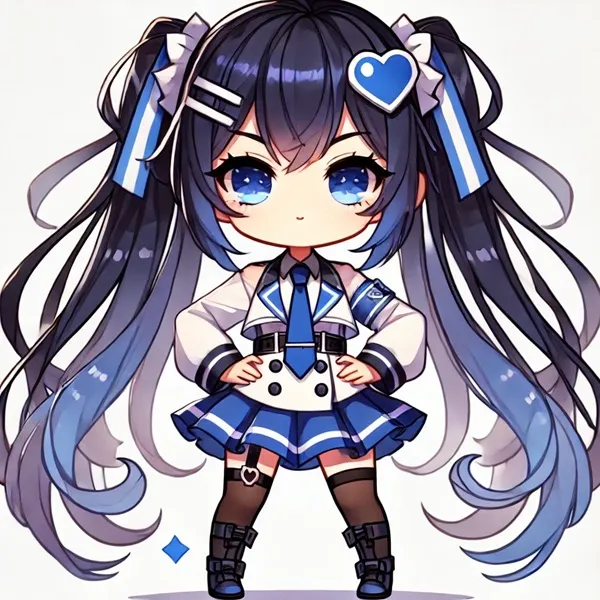 Ảnh nemugaki fubuki bikini một hình của cô gái anime với mái tóc dài và đôi mắt xanh