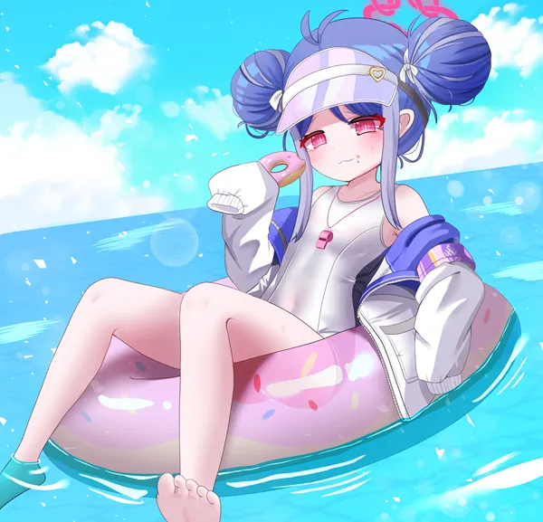 anh nemugaki fubuki bikini nemugaki fubuki chibi bom hoi mau tim trong nuoc voi mot co gai tren do 1