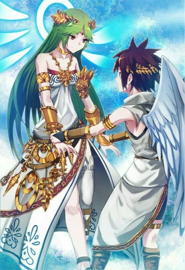 Ảnh palutena hentai hình của một vài nhân vật anime nắm tay