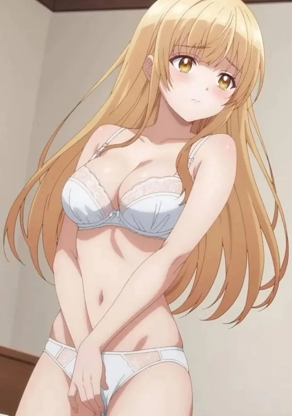 Ảnh shiina mahiru sexy có một người phụ nữ mặc bikini và quần lót tạo dáng cho bức