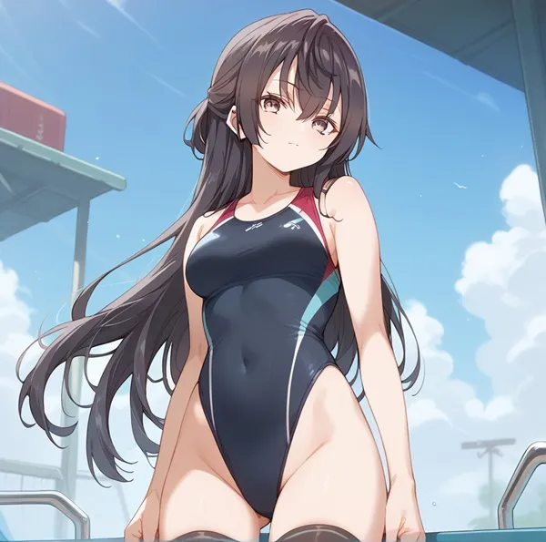 Ảnh suo yuki hentai hình của một người phụ nữ trong bộ đồ bơi đang đứng trên thuyền