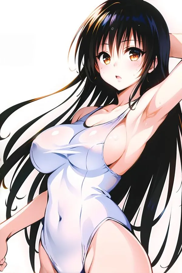 Ảnh yui kotegawa sexy có một người phụ nữ mái tóc đen dài trong bộ đồ tắm trắng