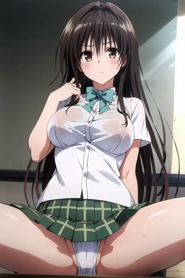 Yui kotegawa sexy có một người phụ nữ đang ngồi trên sàn với hai chân của cô ấy vượt qua