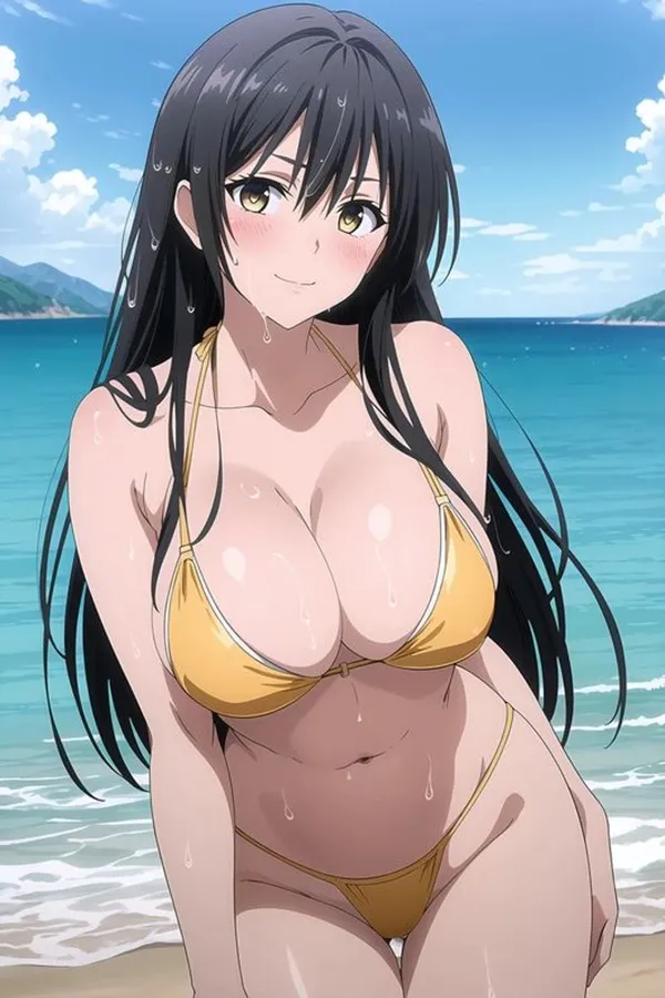 Ảnh yui kotegawa sexy hình của một người phụ nữ mặc bikini trên bãi biển