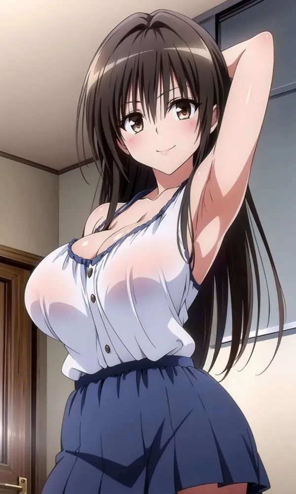 Ảnh yui kotegawa sexy hình của một người phụ nữ mặc váy ngắn tạo dáng cho máy