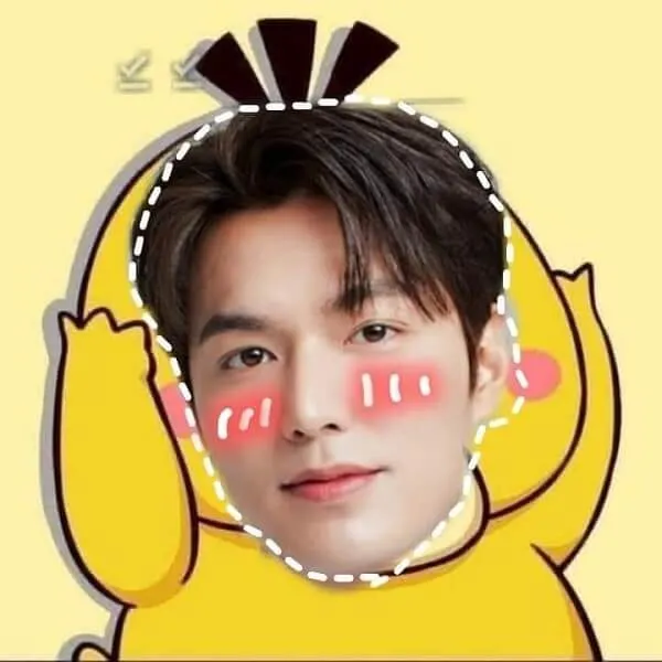 Ảnh trai đẹp cute đây là hình của một người đàn ông có áo sơ mi màu vàng và đôi mắt đỏ