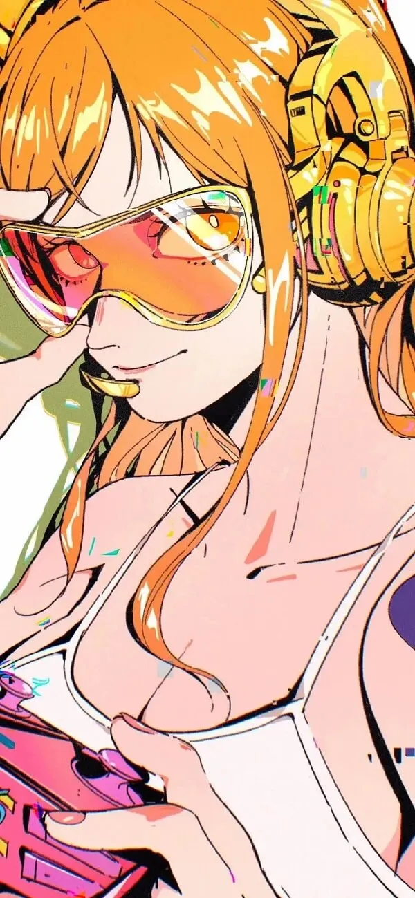 Hình ảnh nami one piece có một người phụ nữ đang nói chuyện trên điện thoại di động