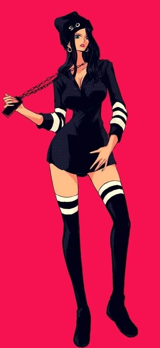Hình ảnh nami one piece đây là của một người phụ nữ mặc trang phục gợi cảm