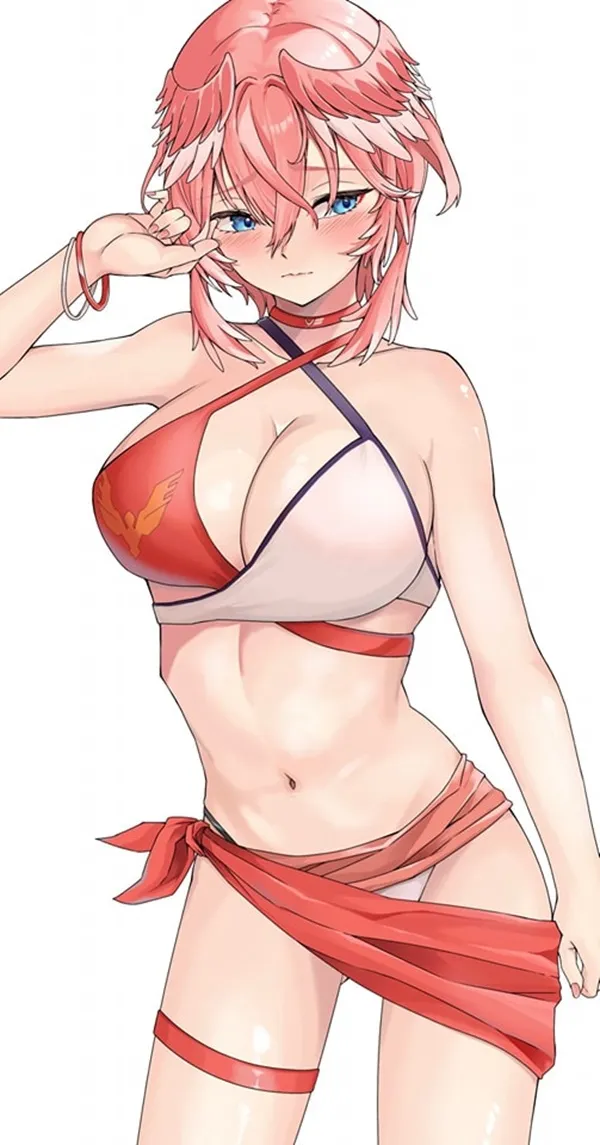 Takane lui sexy đây là bản vẽ của một người phụ nữ trong bộ bikini và quần lót