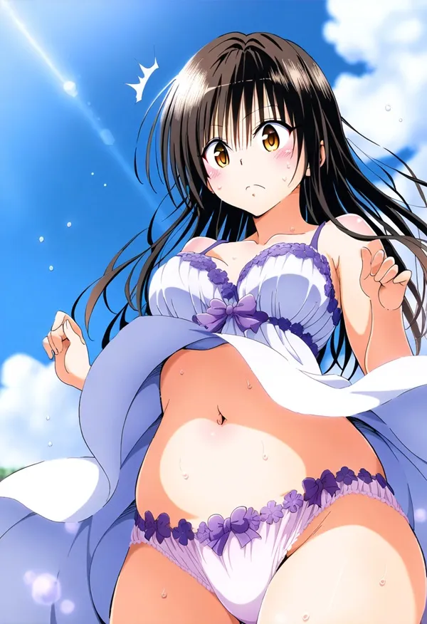 Ảnh yui kotegawa bikini có một hình của người phụ nữ mặc với mái tóc dài